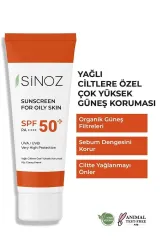 Spf 50 Sebum Dengeleyici Aydınlatıcı Yüksek Koruma Yüz Güneş Kremi 50 ml Karma Yağlı Ciltler Için