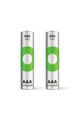 Gp Recyko 650 Mah R03 Aaa Şarjlı 2li Ince Kalem Pil