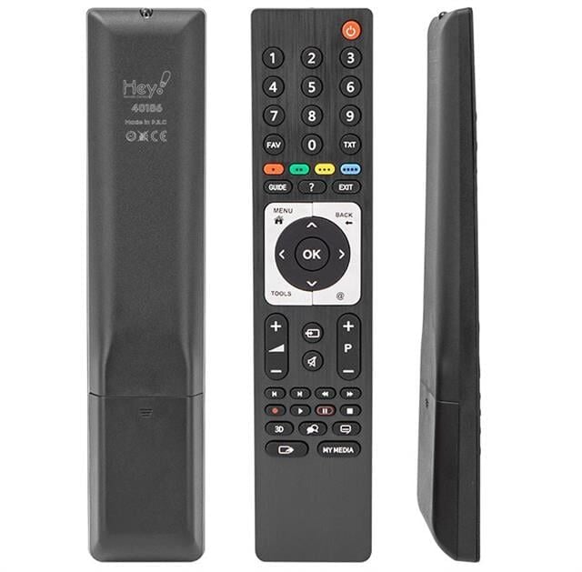 Hey Arçelik Beko Grundig 3D Metalik Göbek Guıde Tuşlu TS4187R-2 Lcd Kumandası