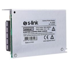 S-Link SL-KA65 12 Volt 5 Amper 65 Watt Metal Kasa Adapatör