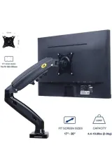 Powermaster F80 17-30 Lcd Led Monitör Tutucu Kol Amortisörlü Vesa Monitör Standı