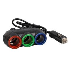 Olesson 1632 12-24V 120W 80cm Kablolu 3'lü Araç Çakmak Çoklayıcı