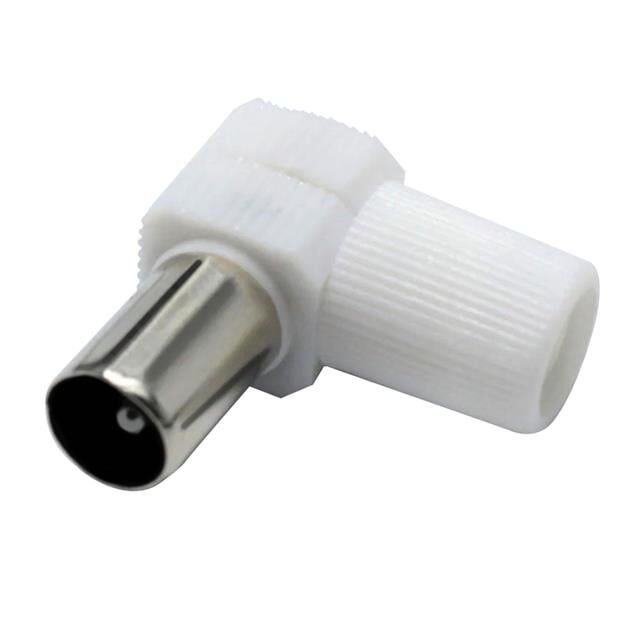 60 Ohm L Erkek Beyaz Anten Fişi