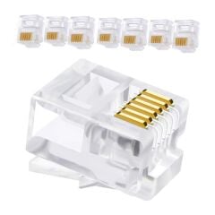 PowerMaster Telefon Soketi 6P/6C (100'lü Paket)