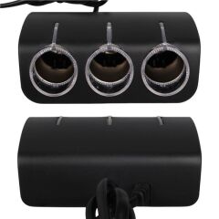 Olesson 1528 12-24V Tek USB Girişli 120W 80cm Kablolu 3'LÜ Araç Çakmak Çoklayıcı