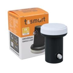 T&Smart 0.3dB Ultra HD 4K Universal Tekli Lnb