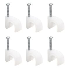 Kroşe 1 Numara Çelik Çivili 4 Mm (Kordon Kabloları İçin) 100'lü Poşet Powermaster