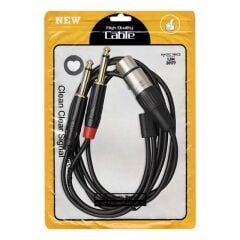 Magicvoice LD369A Canon Erkek - 6.3 Mono Erkek 1.5 Metre Kablo