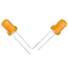 Halmet Mantar Led 5mm Turuncu