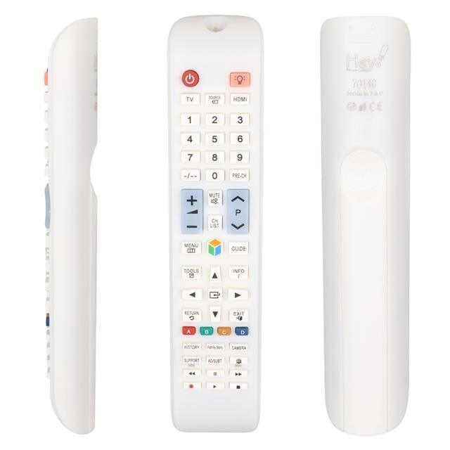 HEY 70140 Küçük Kalıp RM D1078W Samsung Beyaz Uyumlu LCD LED TV Kumanda