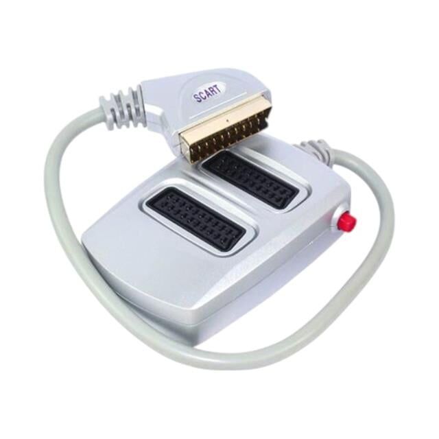 Scart Dağıtıcı 2 li Silver Butonlu