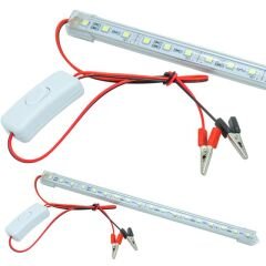 PowerMaster PM-11057 30 CM Akü Maşalı 12 Volt - 5 Watt T8 Led Bar Ampul