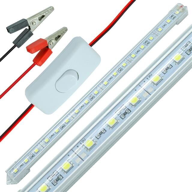 PowerMaster PM-11057 30 CM Akü Maşalı 12 Volt - 5 Watt T8 Led Bar Ampul