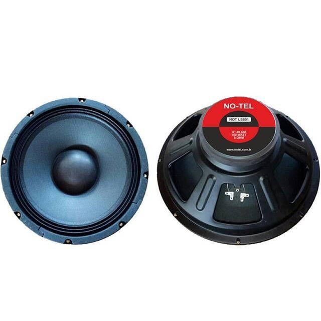 No-Tel NOT-LS801 8'' 20 Cm 150 Watt Çıplak Yedek Hoparlör