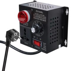 PowerMaster PM-21013 10-100V AC 4000 Watt 15A Hız Işık Kontrolü Motor Sürücü Voltaj Regülatör