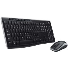 Logitech MK270 Kablosuz Klavye Set Mm Q Tr Siyah
