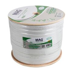 Mag RG59 Fa Mini Dual Bitişik Kablo 300 Mt