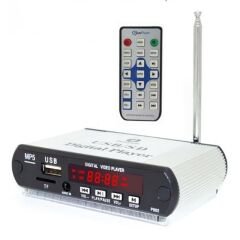 Magicvoice MP5-USB-SD-MMC-Bluetooth-Kumandalı (5V/12V) Kasalı Oto Teyp Çevirici SS-105