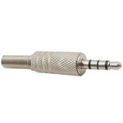 Powermaster 3.5 Mm Stereo 4 Boğumlu Metal Discman Jack Fiş