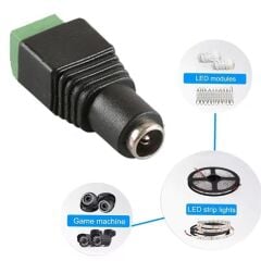 Powermaster 5.5x2 1 Mm Dişi F Konnektör