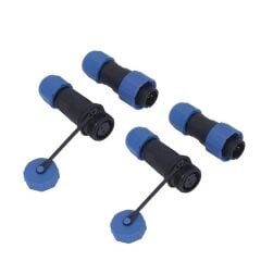 SD16 Su Geçirmez 2 Pin 16 Mm Konnektör Takımı