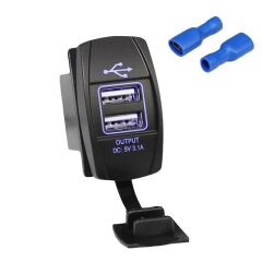 PowerMaster IC-266-C-3 Marin Tip 2'li Gömme USB 5V 3.1A 12-24Volt