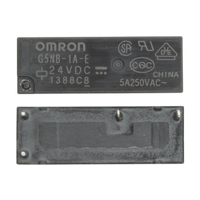 Omron G5NB-1A-E 24VDC Kart Rölesi 24 Volt 4 Pin Bacak Siyah 16X4C16