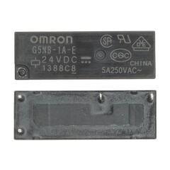 Omron G5NB-1A-E 24VDC Kart Rölesi 24 Volt 4 Pin Bacak Siyah 16X4C16