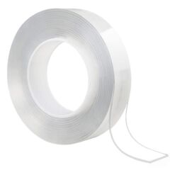 Sunup SN-24358 20mm 3 Metre Çift Taraflı Nano Teknoloji Süper Yapıştırıcı Şeffaf Bant
