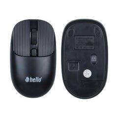 Hello HL-21808 Siyah 1000 DPI 2.4Ghz Kablosuz Bluetooth Mouse