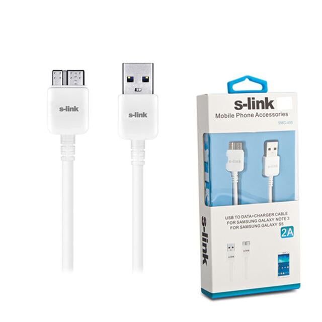 S-Link SMG-495 Note 3-S5 Data Şarj Kablosu