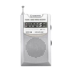 Sonivox VS-R106 Analog Radyo Gri Renk