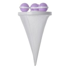 Sunup SN-26621 Çok Fonksiyonlu Çamaşır Makinesi İçin Yıkanabilir Mor Toz Tüy Toplayıcı
