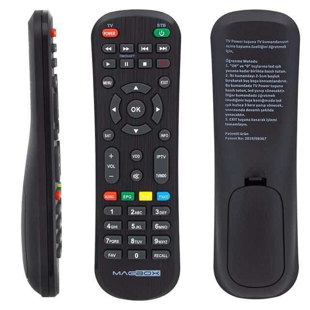Magbox Marginal - Orbit - President Akıllı Tv Özellikli HD Uydu Alıcı Kumandası