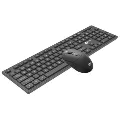 Lenovo Lecoo KW201 Kablosuz Q Klavye - Mouse Set Siyah