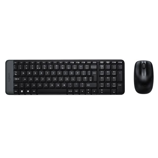 Logitech MK220 Q Tr Siyah Kablosuz Klavye Mouse Set