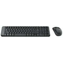 Logitech MK220 Q Tr Siyah Kablosuz Klavye Mouse Set