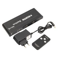 Fully G-538H 3 Giriş 1 Çıkış Hdmi Switcher Toplayıcı Metal Kasa Adaptörlü