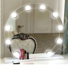 Powermaster PM-7316 10'lu Beyaz Makyaj Aynası Işığı