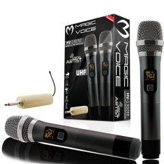 Magicvoice MV-1302EE  2 El Kablosuz Mikrofon