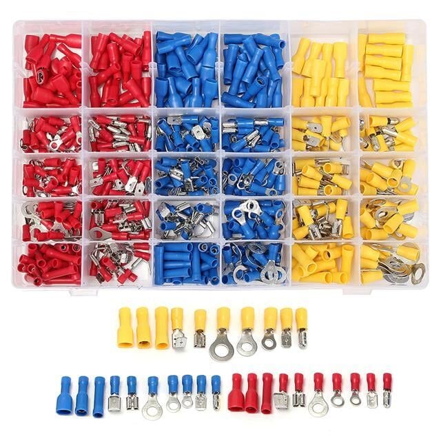 PowerMaster PM-25982 Muhtelif Ölçülerde Kablo Pabuç (480 Parça)