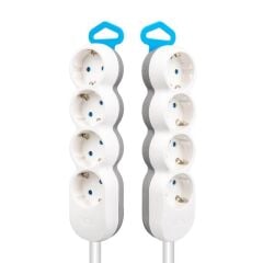 Vea VE-2S4N 4'Lü 1.5 Metre Kablolu Grup Priz