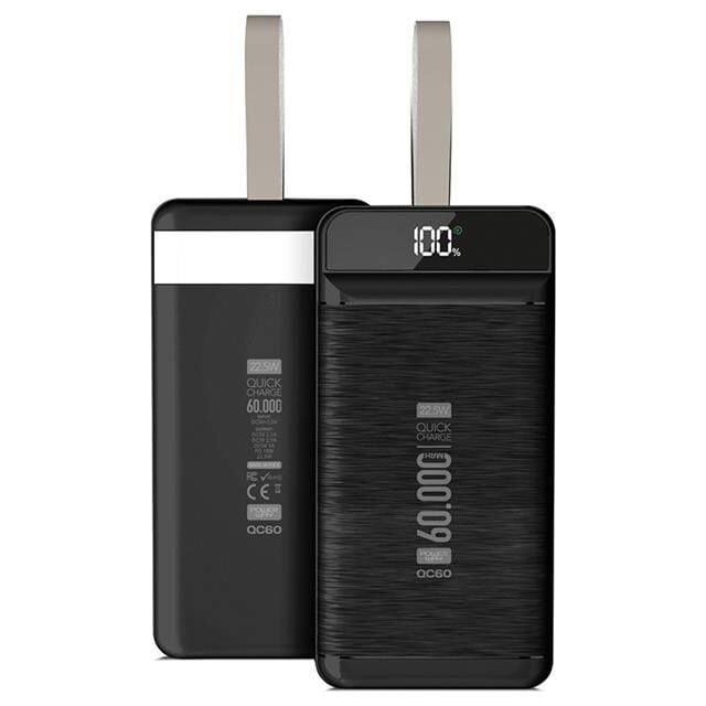 Powerway Qc60 60000 Mah 3.0 Kablolu 22.5w Powerbank