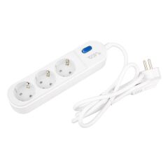 Vea VE-VEGA103 A Class 3'lü Anahtarlı 1.5 Metre Akım Korumalı Priz