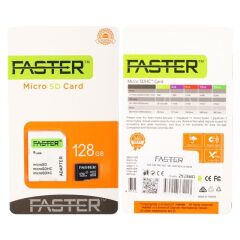 Faster 128 GB UHS-I U1 Sınıf 10 Micro SDHC Hafıza Kartı