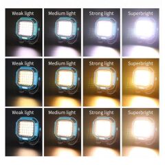 PowerMaster MX-W893 4000K - 7000K - Kırmızı 30 COB Ledli 30 Watt Çok Fonksiyonlu Çalışma Lambası (PowerBank)