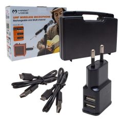 Magicvoice Mv-19590 UHF Kablosuz Amfi ve Enstrüman Aksesuarı Üçlü Set