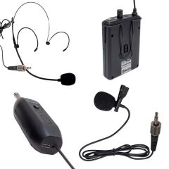 Magicvoice Mv-19601 UHF Kablosuz Enstrüman Uyumlu Bluetooth Jak Girişli İkili Mikrofon Set