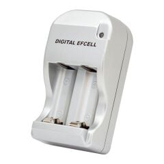 Digital Efcell 123A - 16340 - 17335 2’li Ev Ve Araç Pil Şarj Cihazı