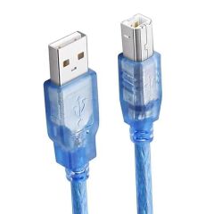 Fully G-534D Şeffaf Mavi Usb 2.0 Yazıcı Kablosu